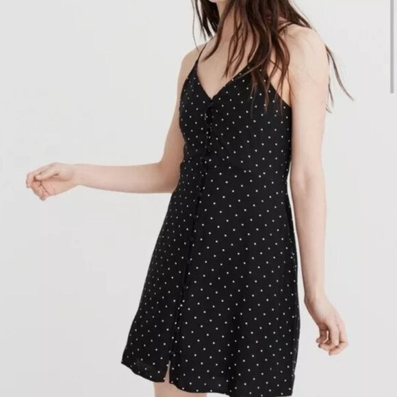 Abercrombie & Fitch Dresses & Skirts - Abercrombie & Fitch Women's Black and White Dress - Size L